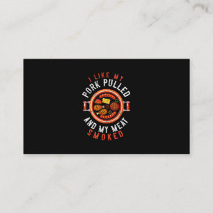 74.Bbq Chefcook Offcompetitionrestaurantbarbeque I Business Card