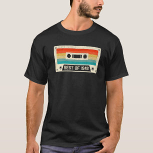 74 Year Old Cassette Tape Vintage Best Of 1948 74T T-Shirt