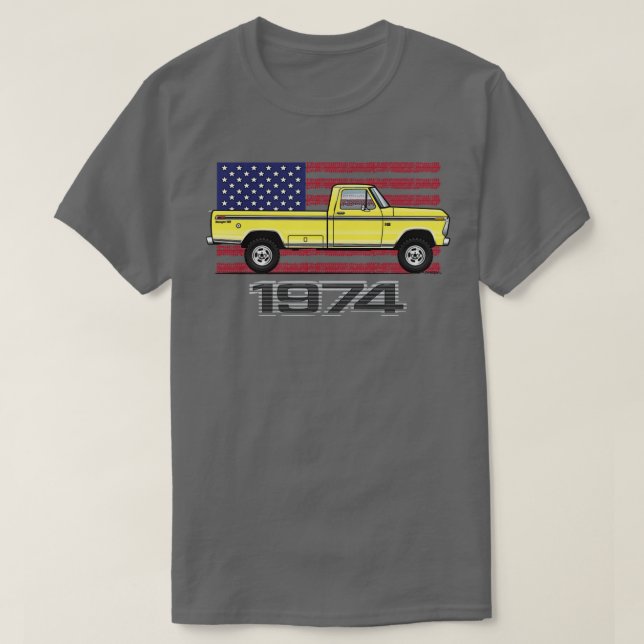74 Yellow T-Shirt (Design Front)