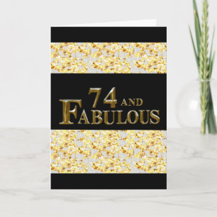 74th Birthday Card