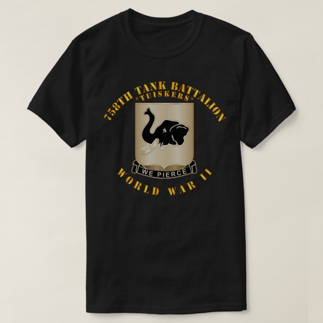 758th Tank Battalion Tuskers WWII (Design Front)