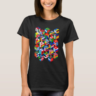 75 Flags Of The World Flags Day T-Shirt