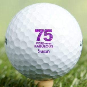 75 FORE-ever Fabulous Cousin Gift – Elegant Floral Golf Balls