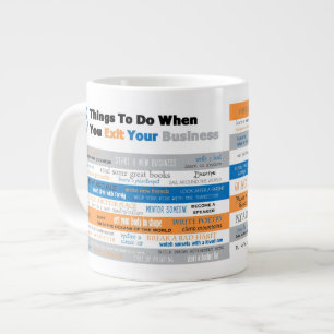 75 Things to Do Large Coffee Mug