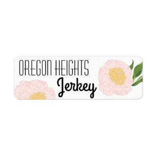 .75"x2.25" Business Product Tag Label Baby Pink Co