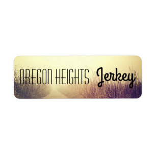 .75"x2.25" Business Product Tag Label Sunrise Path