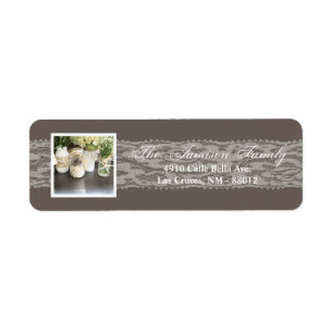 .75"x2.25" Return Address Label Beach Sea Mason
