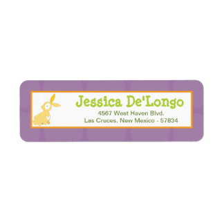 .75"x2.25" Return Address Label Furry Woodland