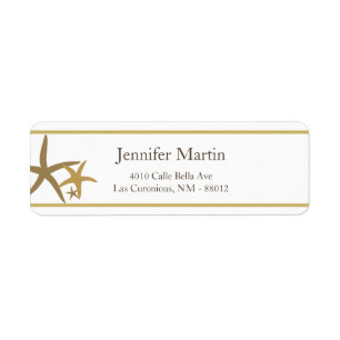 .75"x2.25" Return Address Sandy Beach