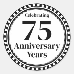 75 Year Anniversary Envelope Seal