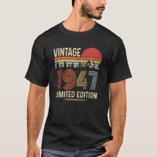 75 Year Old Vintage 1947  75th Birthday T-Shirt