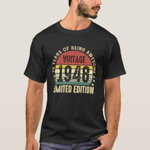 75 Year Old Vintage 1948 75th Birthday T-Shirt