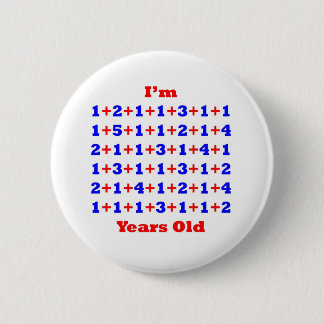 75 Years old! 6 Cm Round Badge