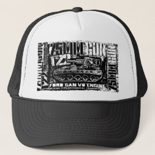 75mm gun T22 Trucker Hat Trucker Hat