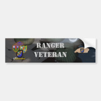 75th army airborne ranger son vets bumper sticker