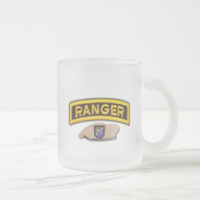 75th army airborne rangers veterans beer Mug (Right)