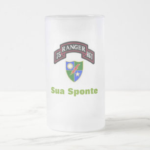 75th Army Ranger Frosted Beer Stein