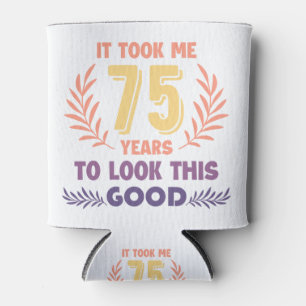 75th Birthday Can Cooler