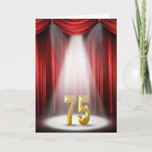 75th Birthday Card