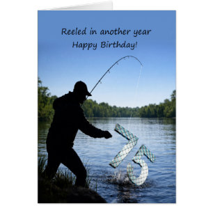 75th Birthday Fisherman 