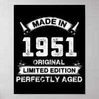 75th Birthday Gift For Legends Made In 1951 75 Yea