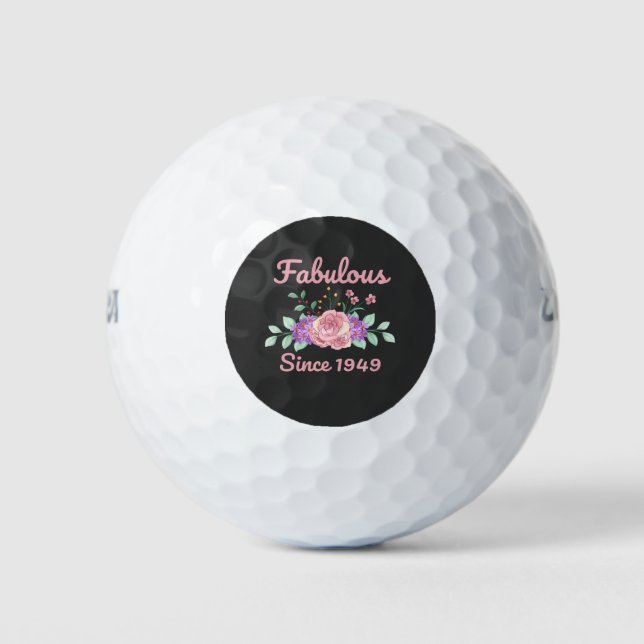 75th Birthday Golf Balls (Front)