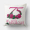 75th birthday Throw Pillow 20" x 20"