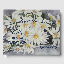 75th Daisy Bouquet Floral Birthday Memory