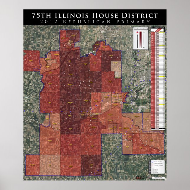 75th Illinois House District - 2012 Rep. Primary Poster (Front)