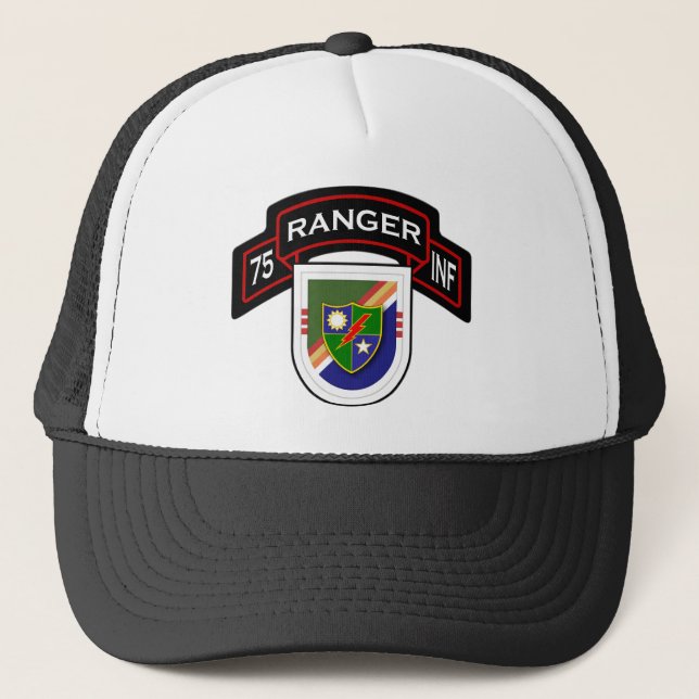 75th Infantry Regiment - Ranger - 3d Battalion Trucker Hat (Front)