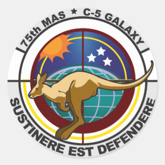 75th MAS "New Era Logo" Sticker