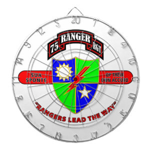 75TH RANGER BATTALION "ARMY RANGERS" DARTBOARD