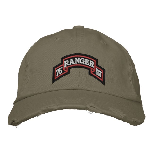 75th Ranger Embroidered Hat (Front)