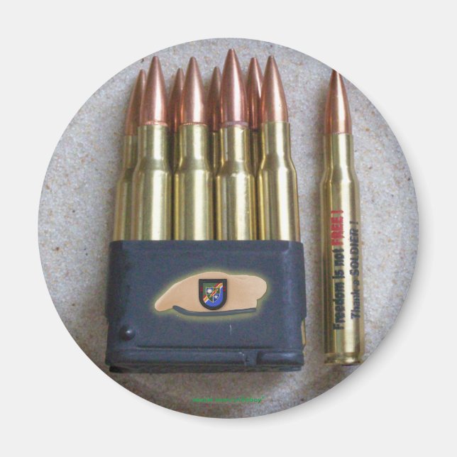 75th ranger patch veteran ww2 magnet garand m1 (Front)