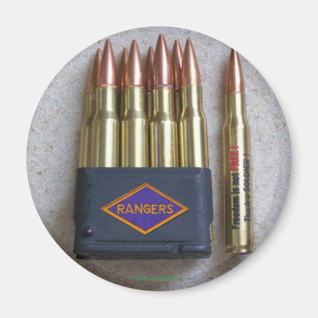 75th ranger patch veteran ww2 magnet garand m1 (Front)