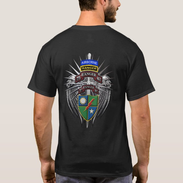 75th Ranger Regiment 3rd Battalion (3rd Bat) T-Shirt (Back)