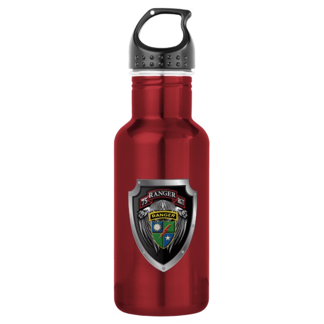 75th Ranger Regiment   532 Ml Water Bottle (Front)