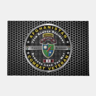 75th Ranger Regiment Afghanistan Veteran Doormat