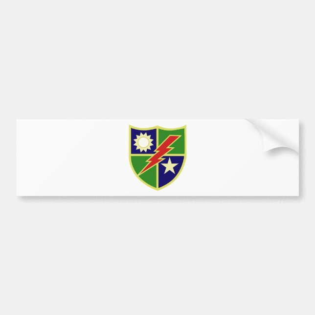 75th Ranger Regiment Bumper Sticker (Front)