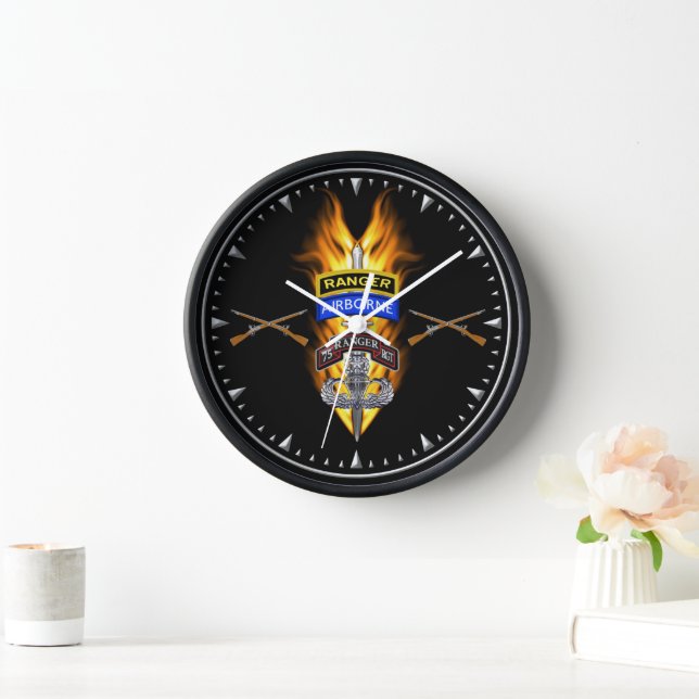 75th Ranger Regiment  Clock (Home)