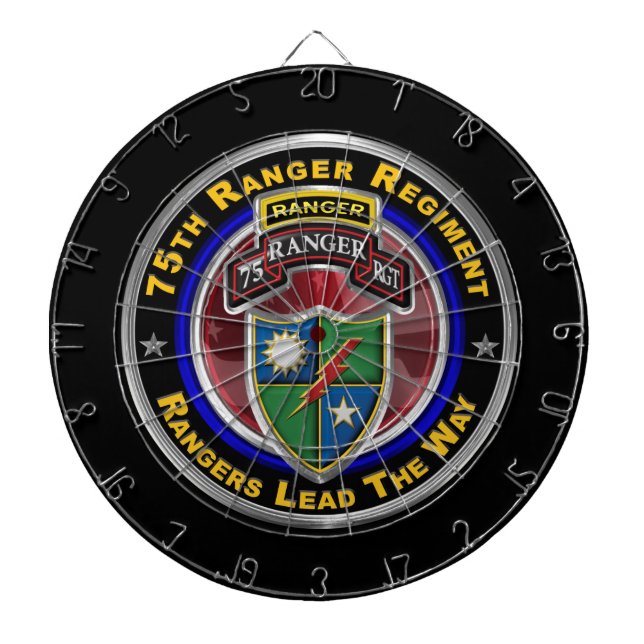 75th Ranger Regiment  Dartboard (Front)