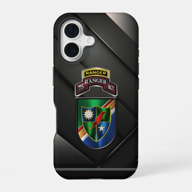 75th Ranger Regiment  iPhone 16 Case (Back)