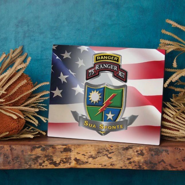 75th Ranger Regiment   Plaque (Side)