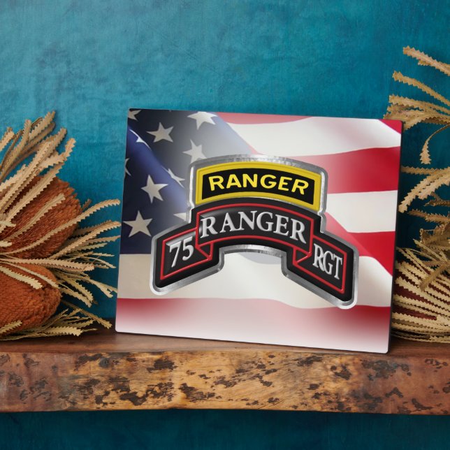 75th Ranger Regiment  Plaque (Side)