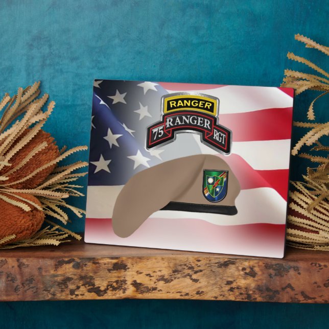 75th Ranger Regiment     Plaque (Side)