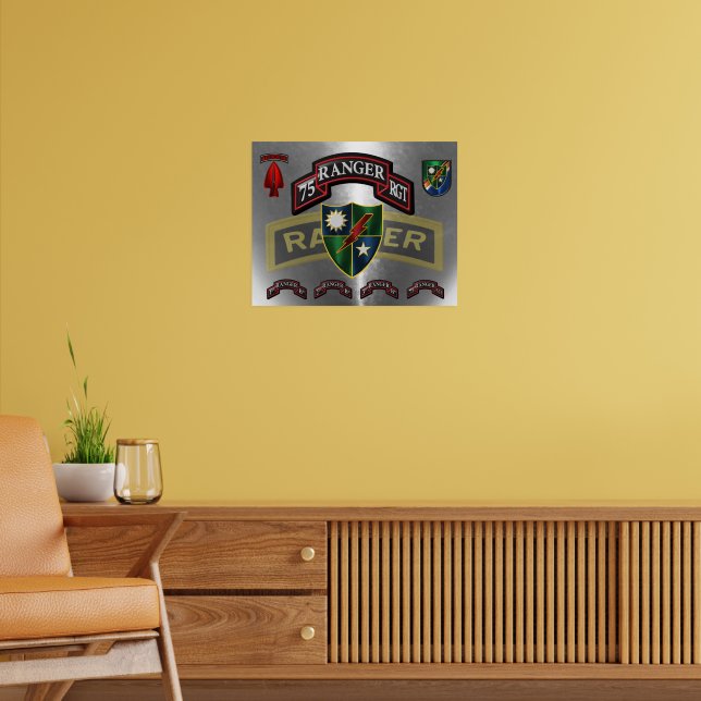75th Ranger Regiment Poster (Living Room 2)