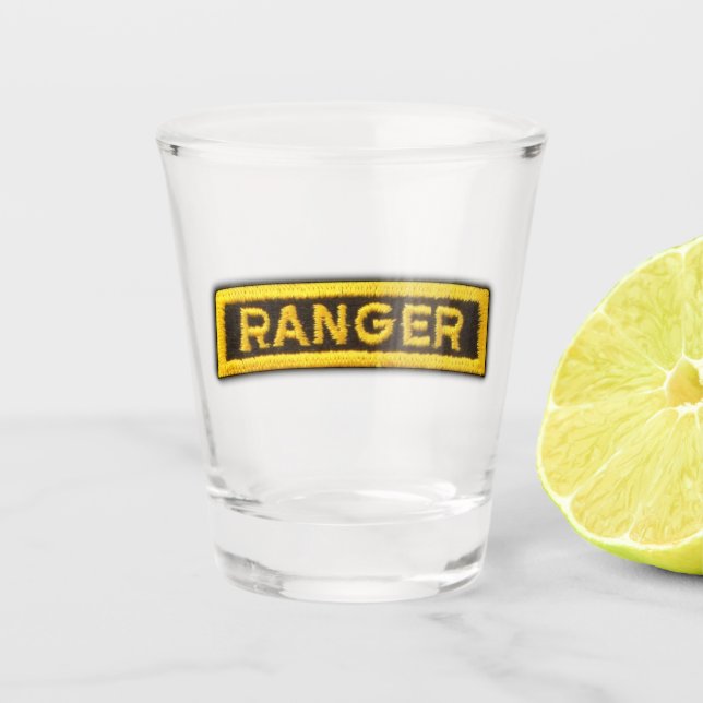 75th Ranger Regiment RR fort Benning Veterans Vets Shot Glass (Front)