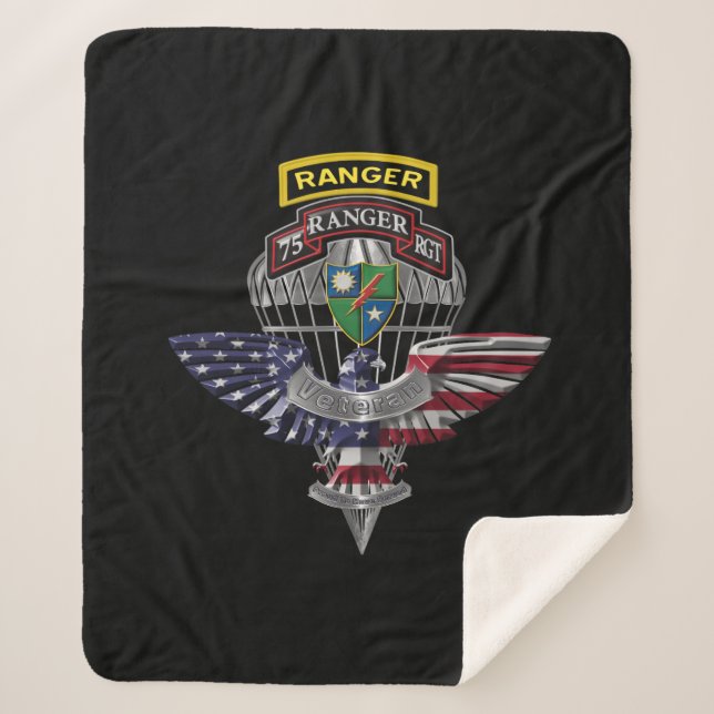 75th Ranger Regiment   Sherpa Blanket (Front)