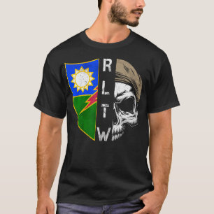 75Th Ranger Regiment Skull Unit Crest Rltw Beret V T-Shirt