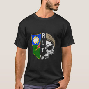 75th Ranger Regiment Skull Unit Crest RLTW Beret V T-Shirt